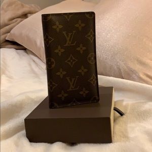 Louis Vuitton long check book wallet